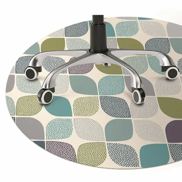 protectie podea scaun model geometric