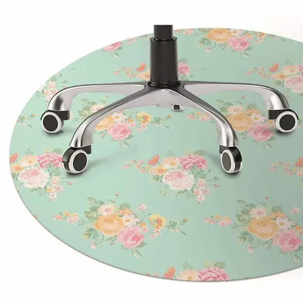 protectie podea scaun buchete pastel