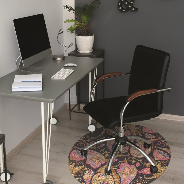 protectie podea scaun birou Paisley colorat