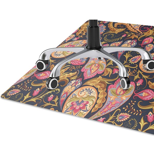 protectie podea scaun birou Paisley colorat
