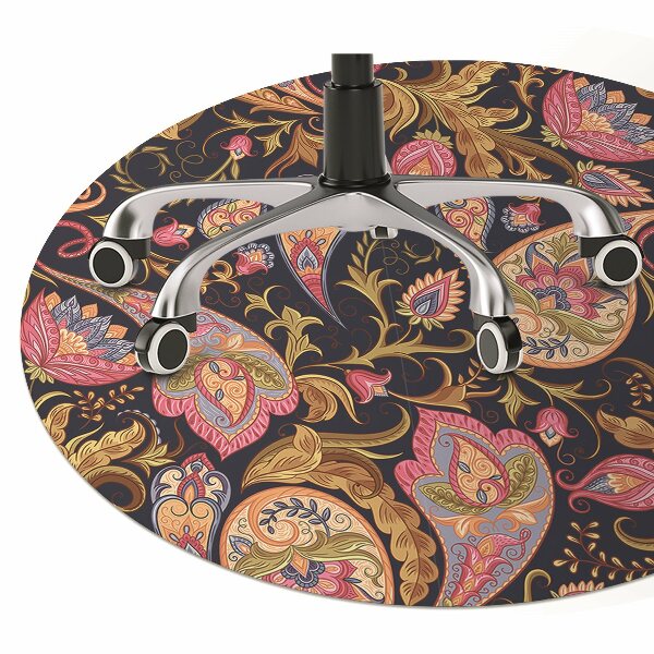 protectie podea scaun birou Paisley colorat