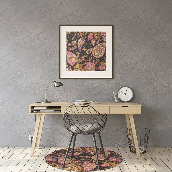protectie podea scaun birou Paisley colorat