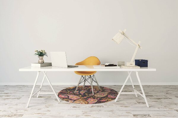 protectie podea scaun birou Paisley colorat
