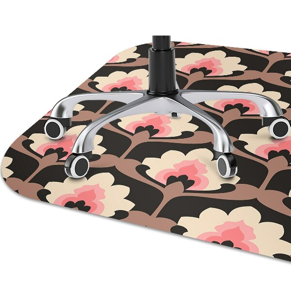 protectie podea scaun model floral
