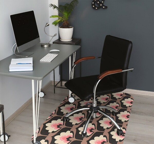 protectie podea scaun model floral