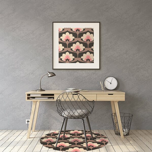 protectie podea scaun model floral