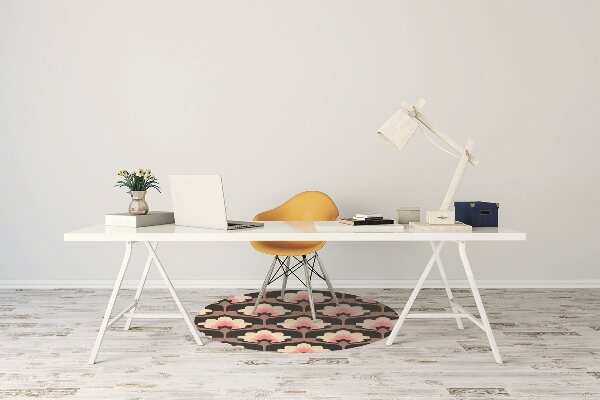protectie podea scaun model floral