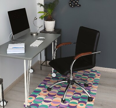 protectie podea scaun birou Pătrate și cercuri