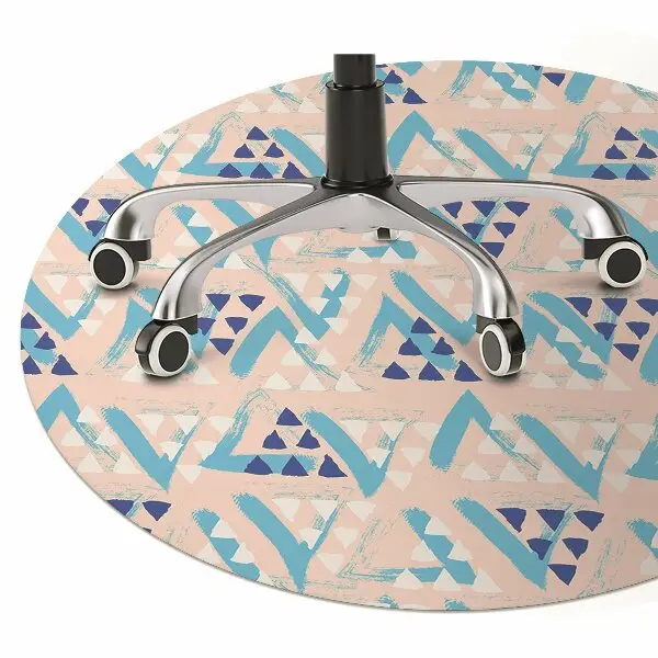 covoras protectie podea triunghiuri model