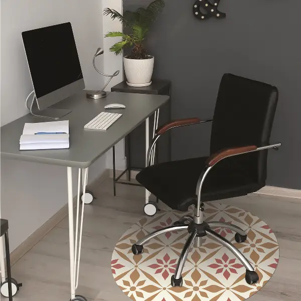 covoras protectie podea model floral