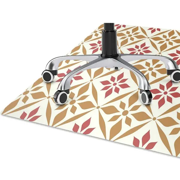covoras protectie podea model floral