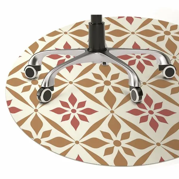 covoras protectie podea model floral