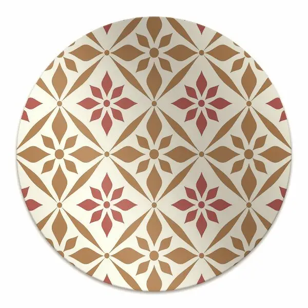 covoras protectie podea model floral