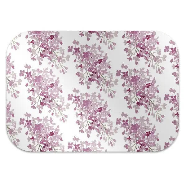protectie podea scaun birou flori roz