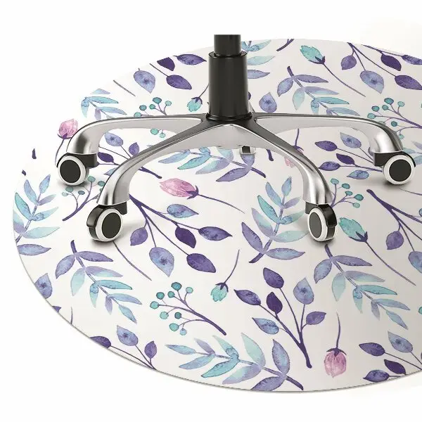 protectie podea scaun crengi violet