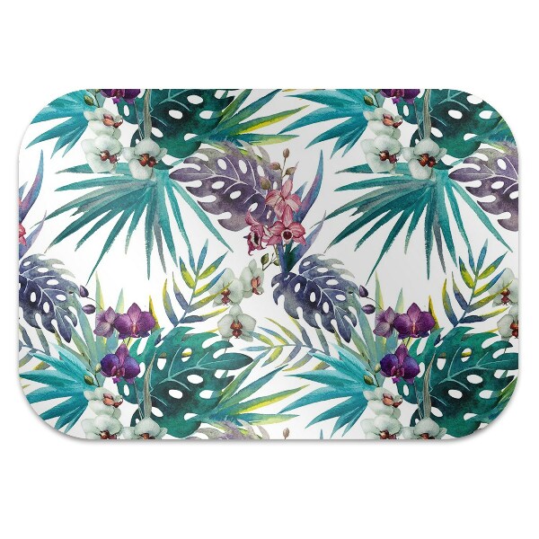 protectie podea scaun birou frunze tropicale