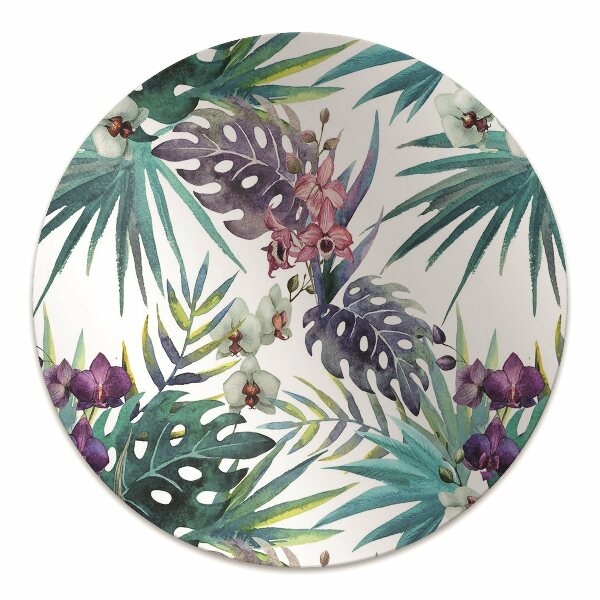 protectie podea scaun birou frunze tropicale