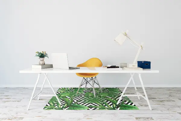 protectie podea scaun frunze tropicale