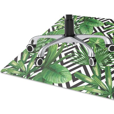 protectie podea scaun frunze tropicale