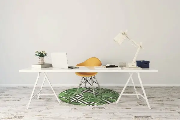 protectie podea scaun frunze tropicale