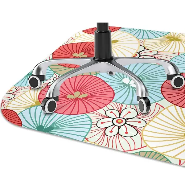 protectie podea scaun birou model floral