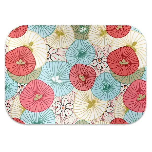 protectie podea scaun birou model floral