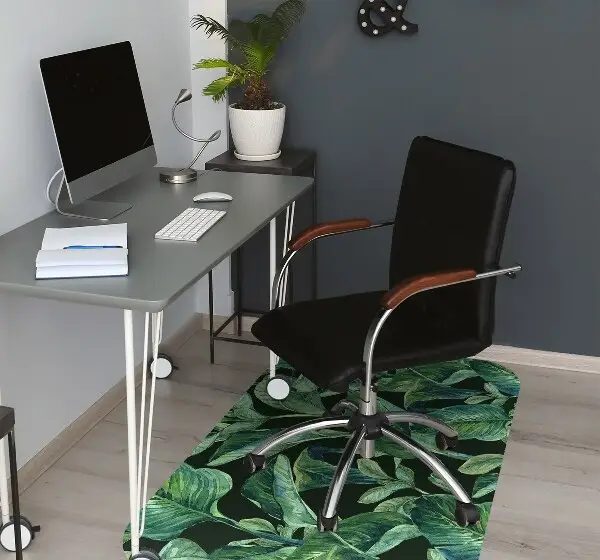 protectie podea birou frunze tropicale