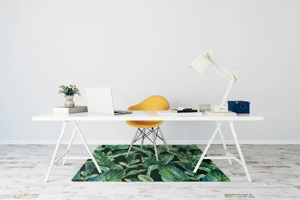 protectie podea birou frunze tropicale