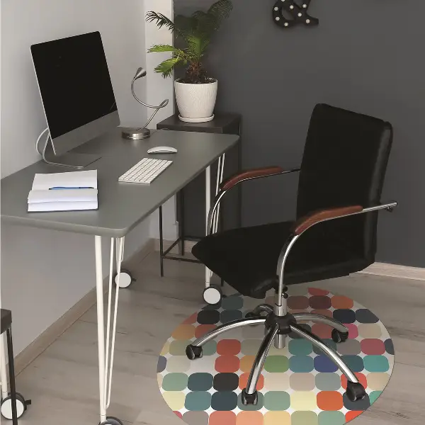 Covorașe pentru scaune model geometric