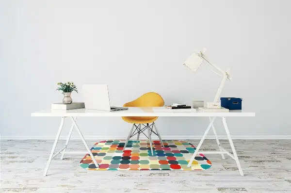 Covorașe pentru scaune model geometric