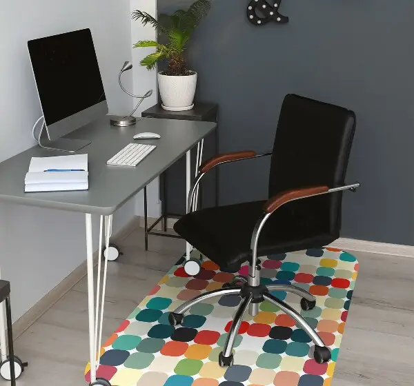 Covorașe pentru scaune model geometric