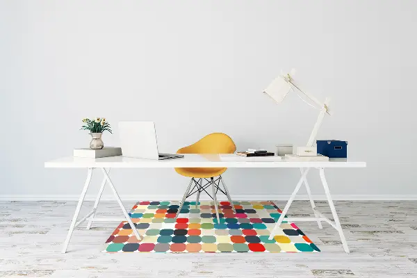 Covorașe pentru scaune model geometric