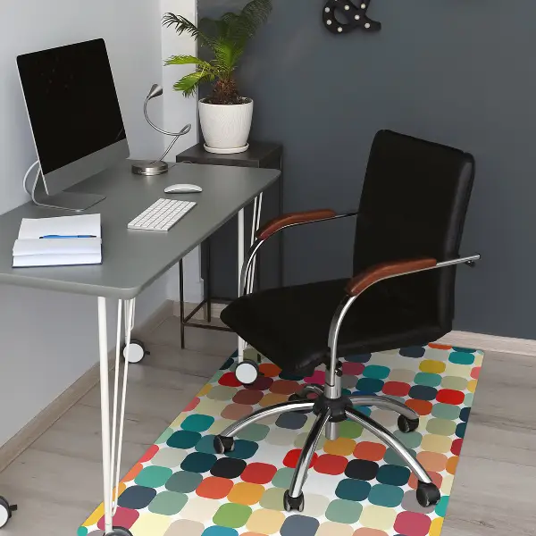 Covorașe pentru scaune model geometric