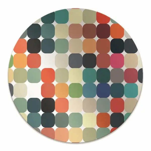 Covorașe pentru scaune model geometric