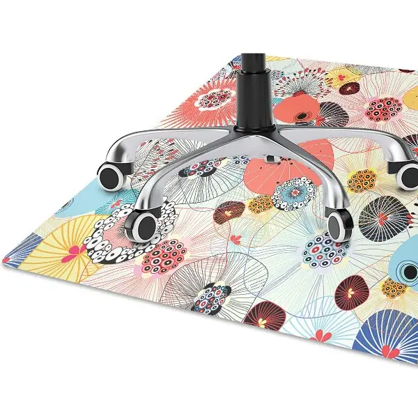 protectie podea scaun model floral