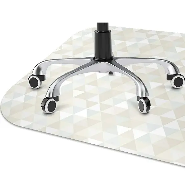 protectie podea scaun birou triunghiuri model