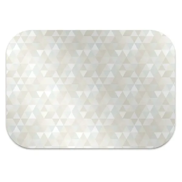 protectie podea scaun birou triunghiuri model