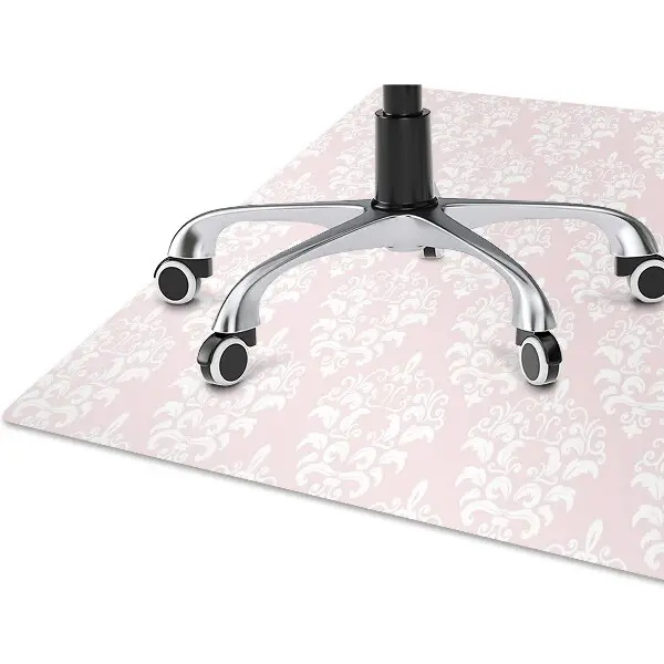 Covorașe pentru scaune roz Damask