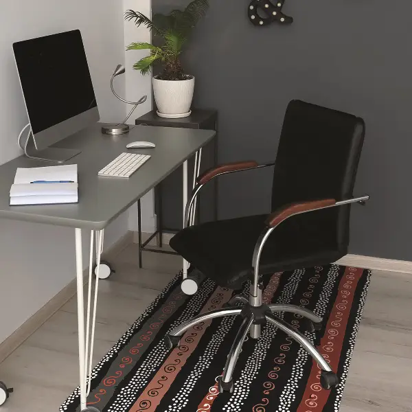 protectie podea scaun model tribal