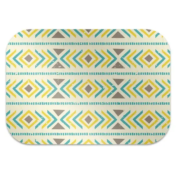 protectie podea birou model geometric