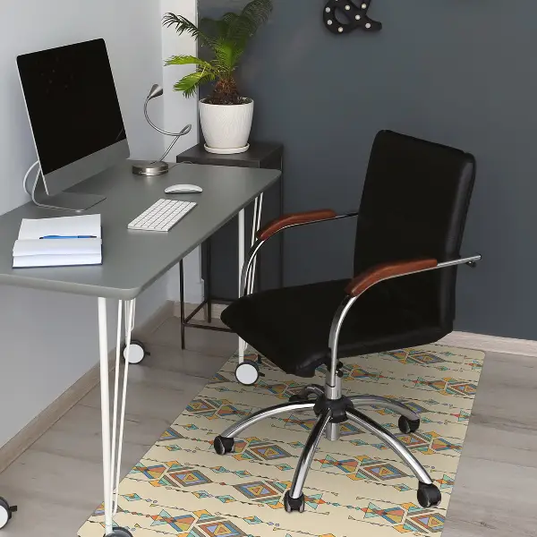 Covoras pentru protectie pardosea stilul aztec