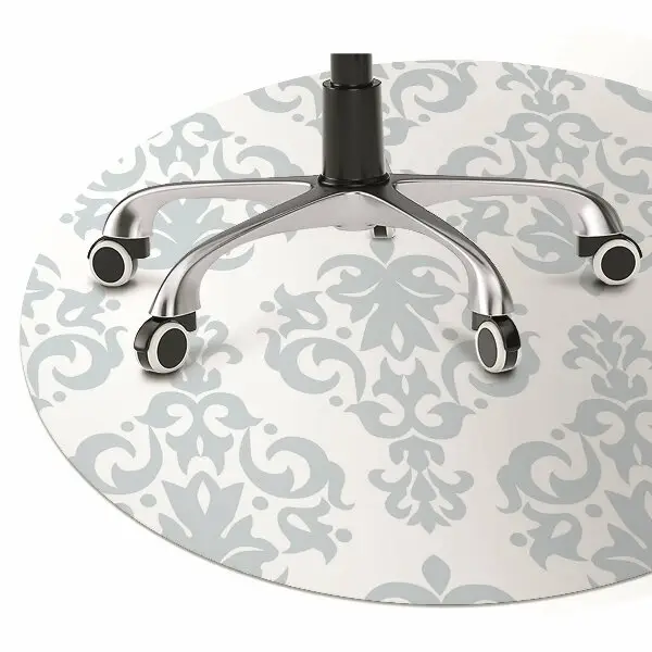 protectie podea scaun birou ornament gri