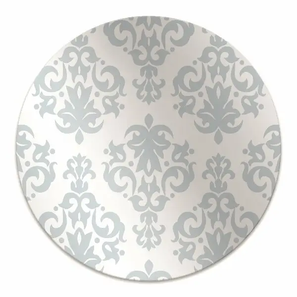 protectie podea scaun birou ornament gri