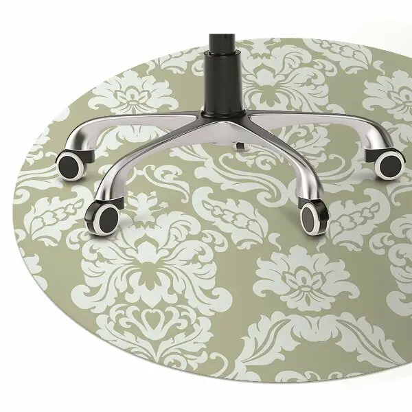 protectie podea birou ornament verde