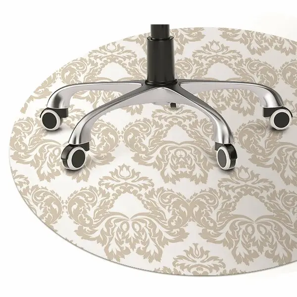 protectie podea scaun birou model floral