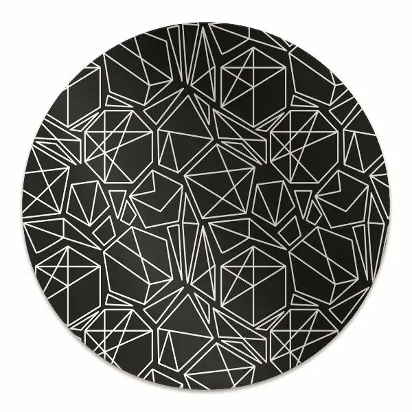 Covorașe pentru scaune solide geometrice