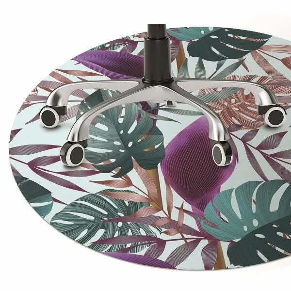 protectie podea birou frunze tropicale