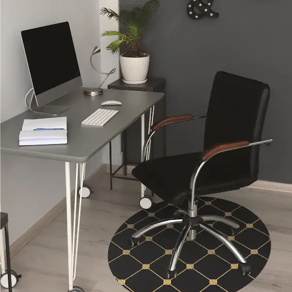 Covoras pentru protectie pardosea diamante de aur