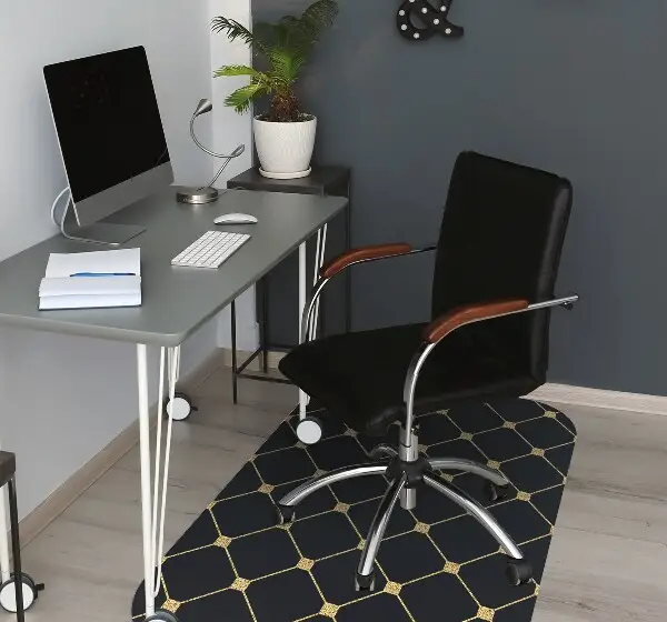Covoras pentru protectie pardosea diamante de aur