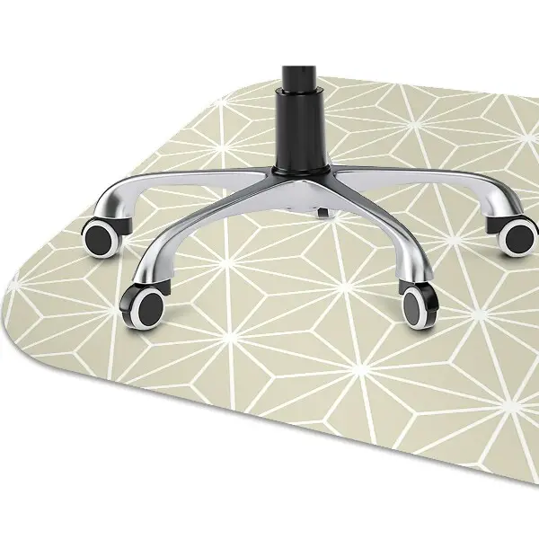Covoras pentru protectie pardosea model geometric